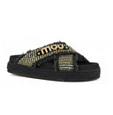 Mou Criss Cross Rope Sandal Raffia
