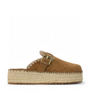 Mou Jute Clog Plain Suede