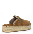 Mou Jute Clog Plain Suede