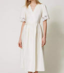 Robe à double set avec dentelle