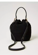 Twin Set Crochet Logo Bucket