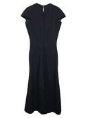 Jil Sander Long Dress With Cutouts