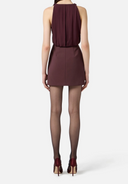 Elisabetta Franchi Double Crepe And Georgette Dress
