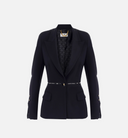 Elisabetta franchi jas met logo -tape