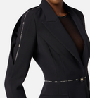Elisabetta franchi jas met logo -tape