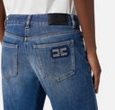 Jeans Elisabetta Franchi avec détail du logo