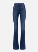 Jeans franchi de Elisabetta con logotipo de joya