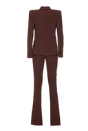 Elisabetta franchi crepe tailleur