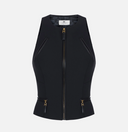 Elisabetta Franchi Top With Zip Details