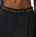 Elisabetta Franchi Bermuda Shorts With Logo Tape