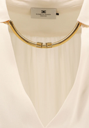 Elisabetta Franchi Shirt With Jewel Accessory