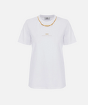 Elisabetta Franchi T Shirt With Necklace