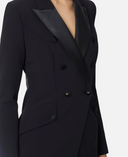 Elisabetta Franchi Robemanteau With Tuxedo Details