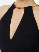 Elisabetta franchi con serpiente de joya