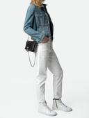 Zadig & Voltaire 록 그레이드 가죽