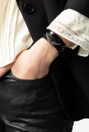 Zadig & Voltaire Rock Croco Leather Bracelet