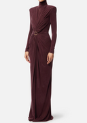 Robe de tapis rouge Elisabetta Franchi avec rideaux