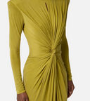 Elisabetta Franchi Red Carpet Dress With Drapes