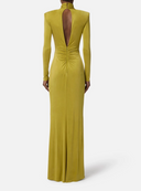 Elisabetta Franchi Red Carpet Dress With Drapes