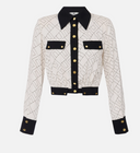 Elisabetta franchi bi color camisa recortada