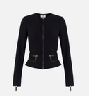 Chaqueta franchi de Elisabetta con detalles de cremallera