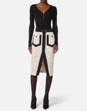 Elisabetta Franchi Two Tone Skirt