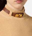 Elisabetta Franchi Jersey With Jewel Strap