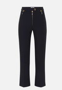 Elisabetta Franchi Double Crepe Trousers