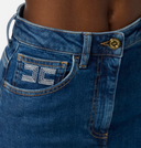 Jeans de logo franchi Elisabetta
