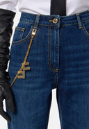 Elisabetta Franchi Jeans With Jewel Chain