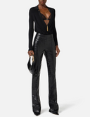 Elisabetta Franchi Viscose og Silk Bodysuit