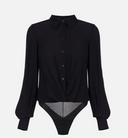 Elisabetta Franchi Georgette Bodysuit