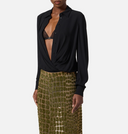 Elisabetta Franchi Georgette Bodysuit