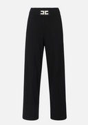 Elisabetta Franchi Trousers With Shiny Bands