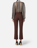 Elisabetta Franchi Python Bodysuit With Collar