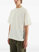 Jil Sander Crew Neck T Shirt With Printed Logo