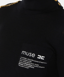 Elisabetta Franchi Turtleneck With Lettering Detail