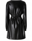 Pinko Short Faux Leather Dress