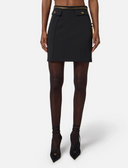 Elisabetta Franchi Skirt With Jewel Chain