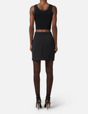 Elisabetta Franchi Skirt With Jewel Chain