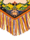 Etro Jacquard Floral Scarf With Fringes