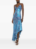 Etro Paisley Patterned Ruffle Midi Dress