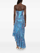 Etro Paisley Patterned Ruffle Midi Dress