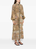 Etro Midi Dress With Paisley Animal Print