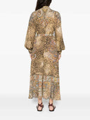 Etro Midi Dress With Paisley Animal Print