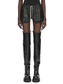 Rick Owens Leather Shorts Fog Boxers