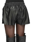 Rick Owens Leather Shorts Fog Boxers