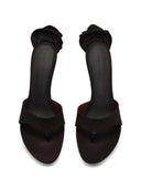 Magda Butrym stringsandalen met rozetdetail