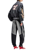 The Attico Dark Gray Bomber Jacket