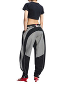 The Attico Black And Gray Pants